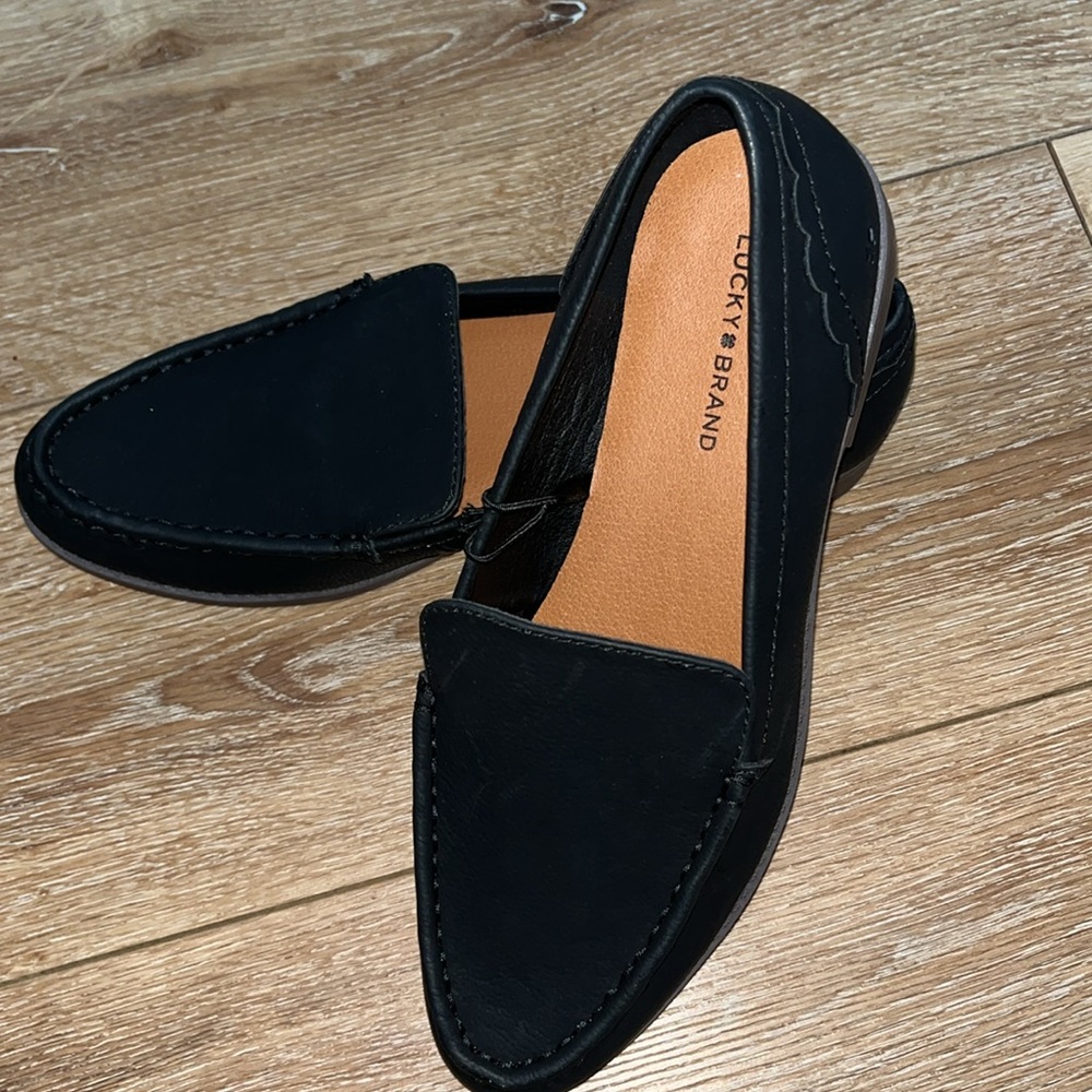 Lucky Brand Women’s LP-EDRICA Black Loafers, Women’s Size 8.5